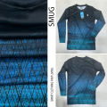 SMUG Premium Full Sleeve Sport T-Shirt for Men - Fabric Is Soft and Comfortable-Sky. 