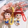 Toy Story Keychain Cute Three Eyes Alien Keyring Pendant Kawaii Disney Bag Accessories Decorative Gift Key Chain Girls. 