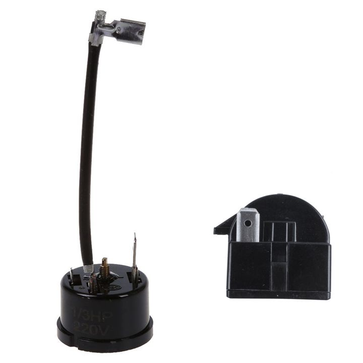 Compressor Thermal Overload Protector for HX1/3HP Refrigerator & 3PIN Terminals Refrigerator PTC Relay 12 Ohm Resistance