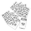 ARELENE 168PCS Pantry Label Printed Home Containers Jars Bottles Tags Waterproof Transparent Self-Adhesive Food Label Stickers.
