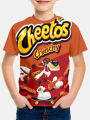 Creative Funny Chips 3d Printed Takis Customized Children Fashion T-Shirt Round Neck Short sleeve Boys Girls Kids Casual Tops. 