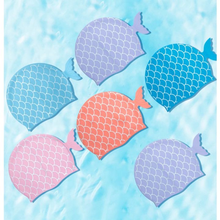1Pcs%20Mermaid%20Tail%20Children%20Swimming%20Cap%20Silicone%20Waterproof%20Cartoon%20Kids%20Girls%20Swim%20Hat%20Free-diving%20Surfing%20Swimming%20Accesories%20-%20Image%202