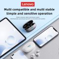 Lenovo XT83 II Ear Clip TWS Wireless Headphones Bluetooth 5.2 Earphones Touch Control HD Call Earbuds Sports Headset with Mic.