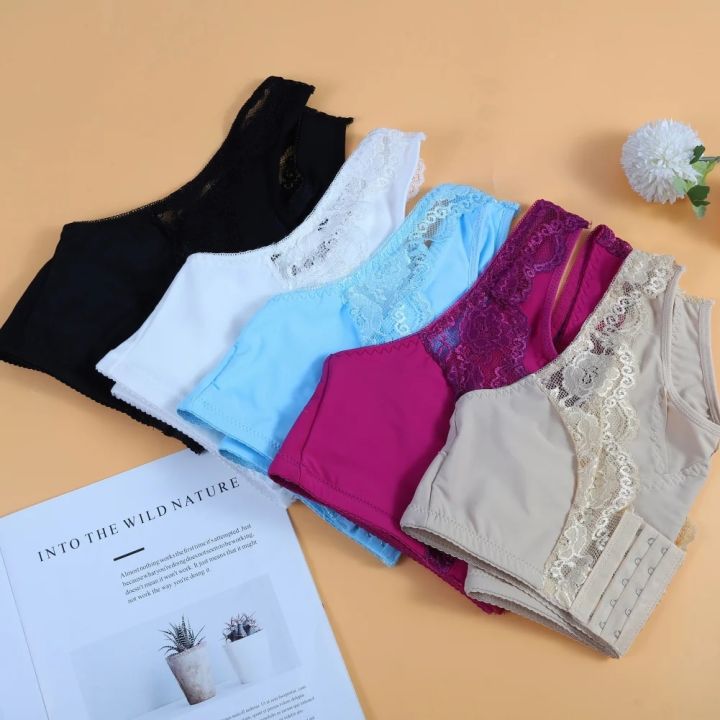 Women%20Front%20Closure%20Plus%20Size%20Bras%20Posture%20Corrector%20Lift%20Up%20Bra%20Wireless%20Bralette%20Gather%20Thin%20Soft%20Brassiere%20Top%20Vest%20S-6XL%20-%20Image%203