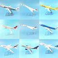 【Daily Necessities For Anyone Store】JASON 16cm Aeroflot Airplanes Plane Model Airplane Model Aircraft Model Metal 1:400 Airbus A380.