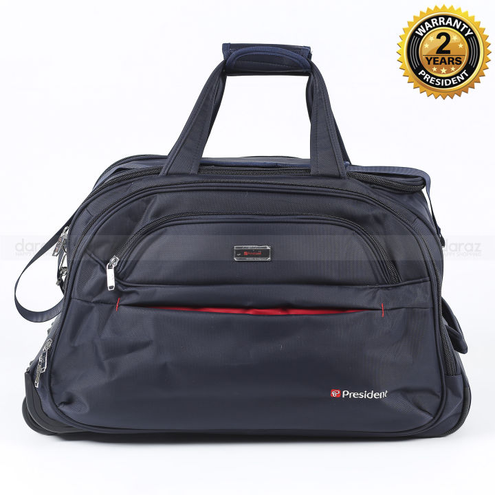 PRESIDENT 22 INCH Travel Bag Handbag Shoulder Bag TWO Wheel Modeal 236 Q Daraz .bd