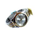 Trendsetter -Upscale Living -Silver and golden colour mix chain date watch for men- Inventive Choice Preferble - Low Hassle and Maintanance. 