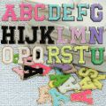 55mm Bag Sticker Letters Patches For DIY Bag Glitter Letter Patches Sticker Embroidery Applique Sticker on Bag Letter.