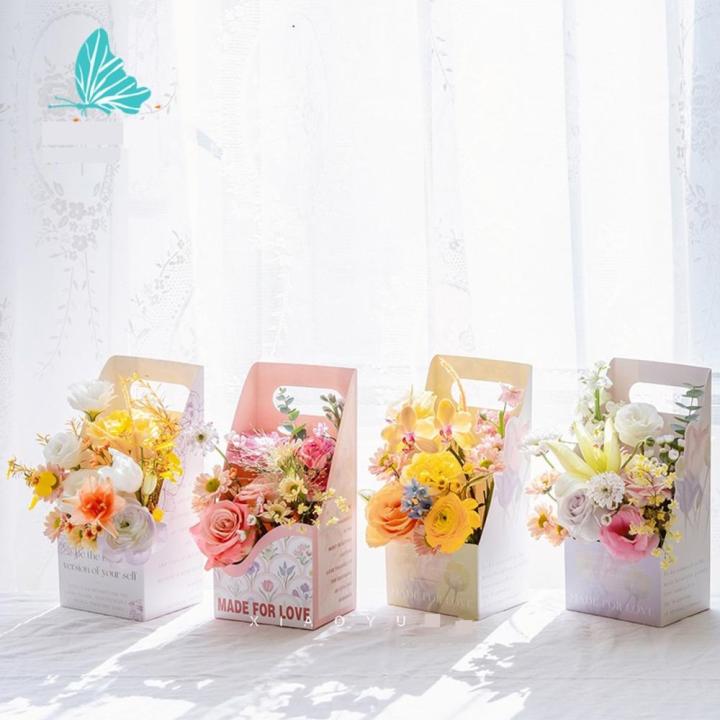 Craft%20Box%20Flower%20Arrangement%20Box%20Customizable%20Decorative%20Gilded%20Portable%20Flower%20Box%20New%20Style%20Packaging%20Materials%20DIY%20Flower%20Kit%20for%20Teacher's%20Day%20Gift%20Floral%20Presentations%20Flower%20Arrangement%20-%20Image%207