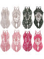 Open Lingerie Women Lace Teddy Bodysuit Plus Size Babydoll Dress Bra Underwear Set. 