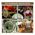 JAERBEE Natural 3mm Rope 100M Rope for Gardening Plant Stand Gift Packaging Bundle Handmade Home Decoration. 