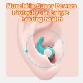 1 Pair Children Silicone Earplugs Sleep Ear Plug Waterproof 3 Layers Ear Protector Canceling Noise Reduction for 5-12 Year Old.