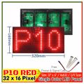 Single Color P10 Red LED module SMD 32*16 Pixel 320*160mm for Single color LED display Scrolling message led sign 16 x 32.