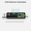 DoomHot Multifunctional 6-In-1 USB C Memory Card USB2.0 + Type-c + Micro + USB 3-In-1 Interface + TF / SD Card Reader 6-In-1 / 5-In-1 480mbps/s. 