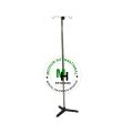 Stainless Steel Medium Size Saline Stand without Wheel for Hospital/Home Use. 
