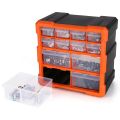 Drawer PP+PS Parts Storage Box Multiple Compartments Slot Harare Box Organizer Craft Cabinet Tools Components Container.