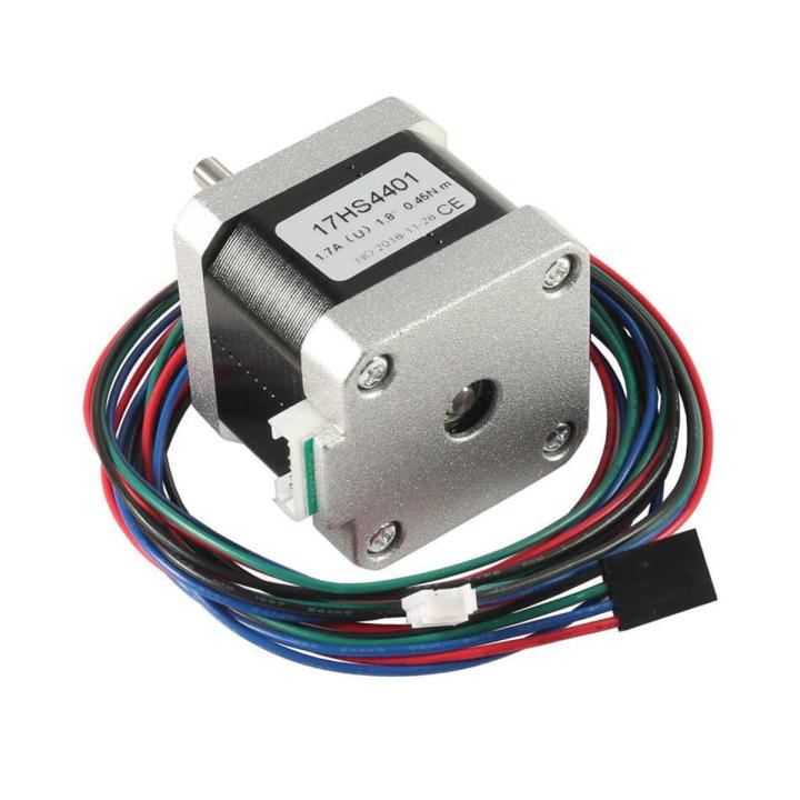 0.45N.m NEMA17 NEMA-17 17HS4401 DC 12V 1.3A 0.45N.m 1.8 Degree 4 Lead Cables 42BYGH L40mm Stepper Motor For CNC Machine 3D Printer NEMA 17 Stepper Motor