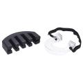 1 Pcs Rubber Mute Silencer 4/4 Violin Black & 1 Pcs 1/2 4/4 Violin Bow Straighten Collimator Corrector Tool Guide. 
