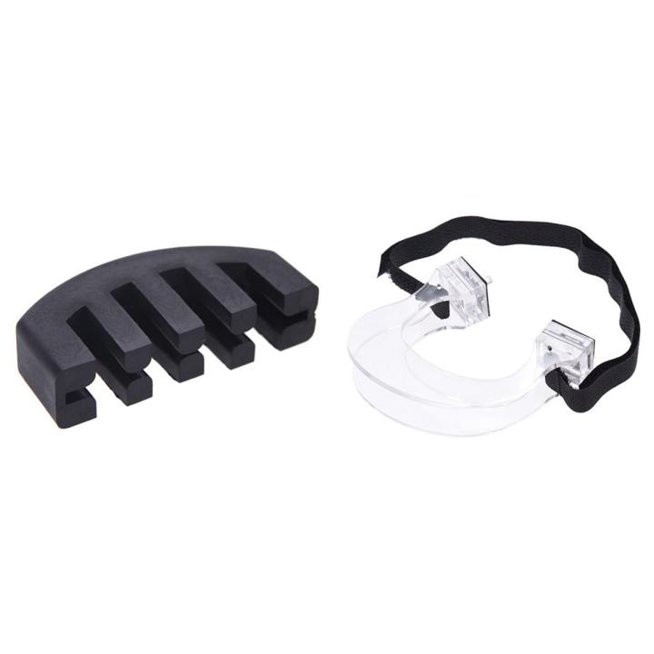 1 Pcs Rubber Mute Silencer 4/4 Violin Black & 1 Pcs 1/2 4/4 Violin Bow Straighten Collimator Corrector Tool Guide