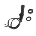 DC 110V 0.5A Water Level Sensor Horizontal Float Switch Pool Tank Black. 
