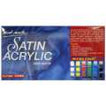Mont Marte Satin Acrylic Semi Matte 6pc*75ml PMSS0001.