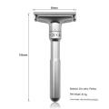 Mingshi Razor And  Free 5 Free Blades   Classic Stainless Steel Double Edge Safety Razor Mens Beard Shaver Hair Removal. 