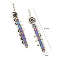 Drop Earrings Fine Workmanship Wave Edge Long Women Earrings. 