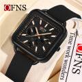 OFNS Business and Leisure Quartz Multi functional Timing Watch Waterproof Night Light Women's Watch NS7503-3.
