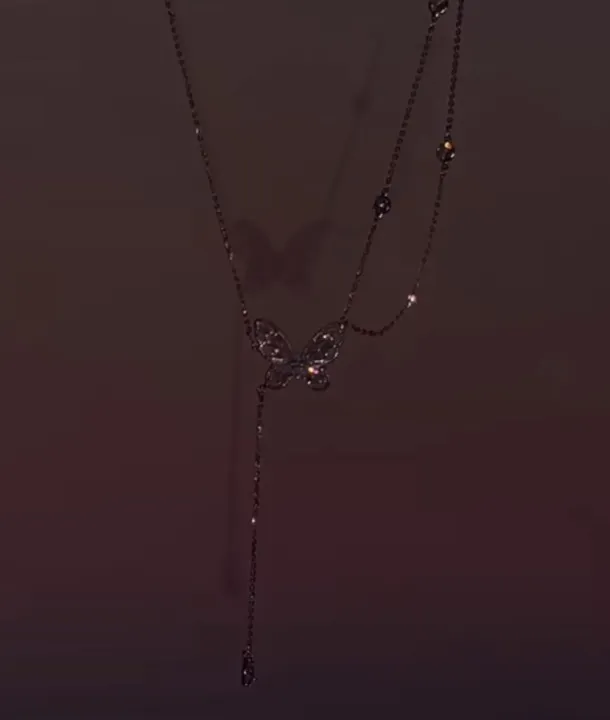 Douyin%20same%20double-layer%20butterfly%20necklace%20super%20fairy%20flashy%20zircon%20tassel%20high-quality%20butterfly%20clavicle%20chain%20high%20color%20retention%20necklace%20-%20Image%205