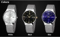 WWOOR Grasp Love Watch Men's Net Belt Quartz Watch Calendar Watch Men's Watch Wholesale One Piece Shipping.