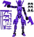 Action Figure Joint Man Dummy 13 Flexible Multi-Jointed Robot Action Figure for Home Decor Art Model with Movable Joints Lego Toy for Children birthday gift Creative puzzle for kids super hero spiderman ironman superman batman play DIY Toy For Kid.