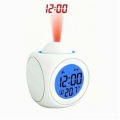 Projection LED Digital Alarm Clock Voice Talking Temperature Wall Ceiling LCD Clock.