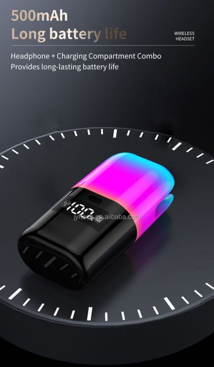 TF23%20Pro%202%20in%201%20TWS%20Earphones%20Bluetooth%20Speaker%20Colorful%20RGB%20LED%20Light%20Earphone%20Noise%20Cancelling%20Headphones%20True%20Wireless%20Earbuds%20-%20Image%209