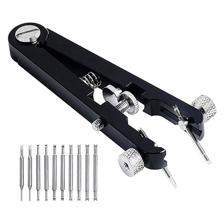 Watchmaker Spring Set Watch Spring Bar Plier Tool Set, for Watch Spring Bar Pins Removement ...