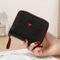 2021 Women Wallet Small Cute Love Wallet Women Short Leather Women Wallets Mini Zipper Purses Portefeuille Female Purse Clutch.