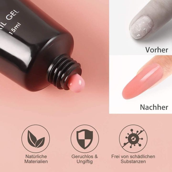 15pcs%20Set%208%20Color%20Nail%20Builder%20Kit%20Nail%20Extension%20Kit%20with%20UV%20Lamp%20Top%20Coat%20Base%20Coat%20All-in-One%20for%20Nail%20Starter%20Different%20Nail%20Art%20Ideas%20DIY%20Home%20Manicure%20-%20Image%207