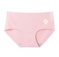Moodstrings Imported Ice Silk Brief Panty For Women All Season Silk Seamless Low-Rise Solid Color Comfortable Underwear. 