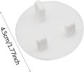 Plug Socket Covers White Baby Home Safety Outlet Covers Child Proof Plug Socket Protectors Guards Caps to Prevent Electric Shock 5pcs. 