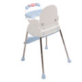 Baby Dining Chair Blue Adjustable Height Toddler Dining Chair Safe for Home. 