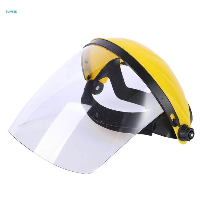 3xProtective Shield Head-Mounted Face Eye Shield Screen Grinding Clear