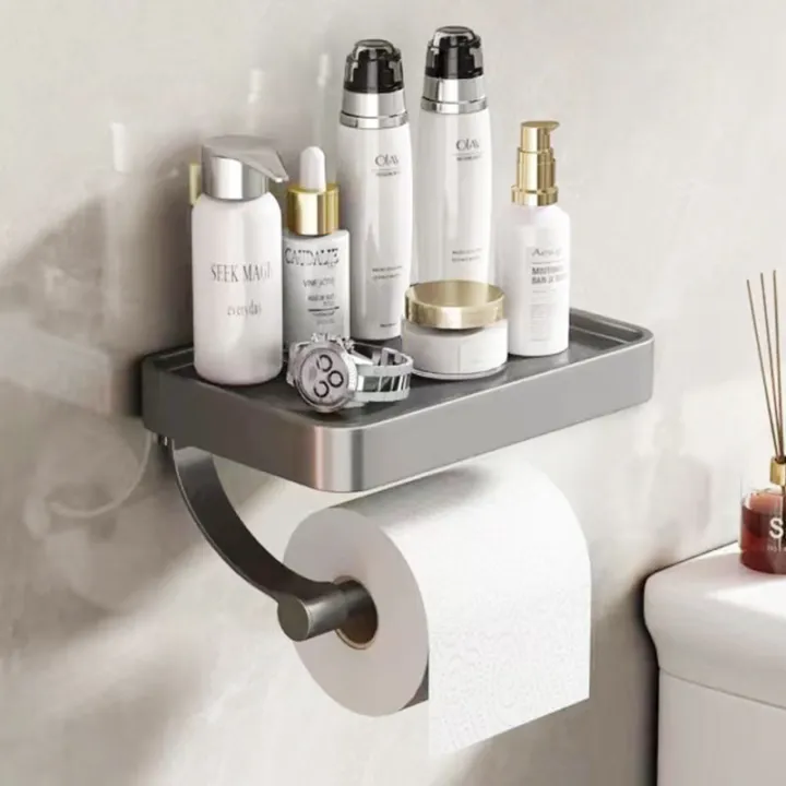 Nail%20Free%20Grey%20Toilet%20Paper%20Holder%20Aluminum%20Wall%20Mounted%20Toilet%20Paper%20Roll%20Holder%20Bathroom%20Accessories%20WC%20Decor%20Storage%20Shelf%20-%20Image%202