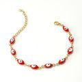 Custom Turkish Devil's Eye Stainless Steel Bracelet Women's 18K Titanium Steel Eyes Evil Eye Bracelet Jewelry.