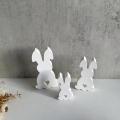 Easy-to-Use Rabbit Plaster Mold Custom Crafting Large Size Reusable Mold Silicone Rabbit Mold Small Size Durable Silicone Folding Rabbit Decoration for Home Decoration Easter Crafts Hobbyists.