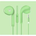 3.5mm Wired Headset Macaron Earphone In-Ear Headphone Music Multicolors 1.2m with Microphone Earphones Universal for Smart Phone. 