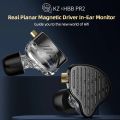 KZ x HBB PR2 In-Ear Metal Earphones Planar Magnetic Driver IEM HIFI Headphones Monitor Earbuds Bass Sport Headset.