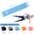 5 Pack Resistance Loop Bands Elastic Bands Fitness Gymnastics Band for Workouts Pilates Yoga Physical Therapy. 