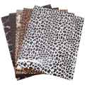 5Pc Heat Transfer Vinyl Bundle 12 x 10 Inches Print Leopard HTV Vinyl Craft Film Garment Clothing for T-Shirt Decoration.