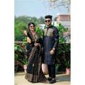 New Exclusive Designer high quality Half Silk Combo Couple Dress.. 
