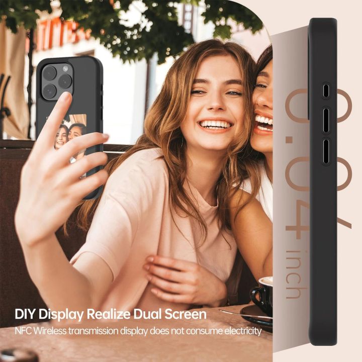 NFC%20E-ink%20Screen%20Phone%20Case%20For%20iphone%2013%2014%2015%20Pro%20Max%20Case%20Smart%20DIY%20Shockproof%20Cover%20Anime%20Character%20Phone%20For%20Battery%20Free%20-%20Image%203