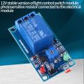 12V Stable LDR Photoresistor Relay Module Controller Light Sensor Switch Photosensitive Resistance Module Photoresistor LDR 12V. 